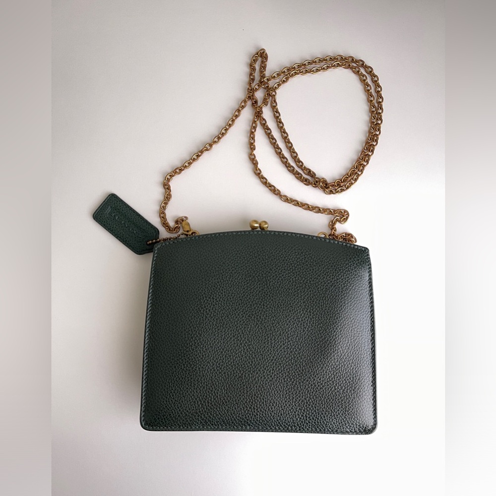 Vintage Coach Madison Tuxedo Bag Green